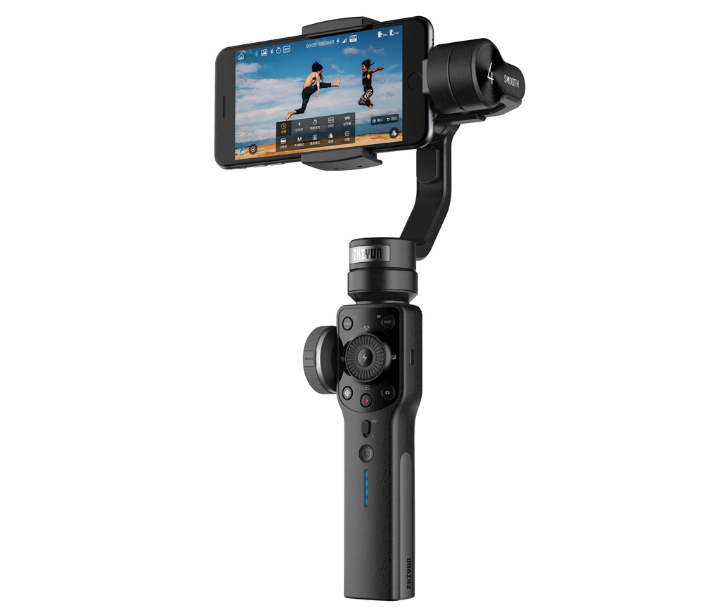 Стабилизатор Zhiyun Smooth-4, электронный, для смартфона, черный (уцененный)