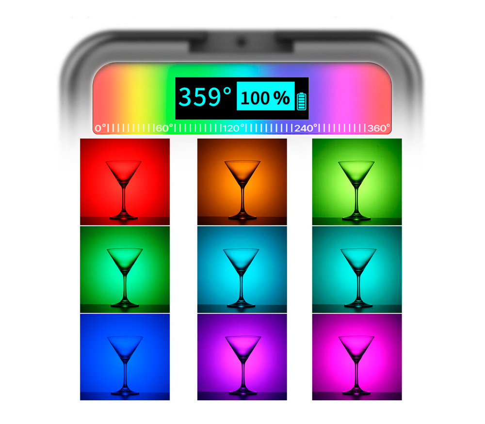 Осветитель Ulanzi VL49 RGB Fill Light V2, 6 Вт, 2500-9000К, светодиодный