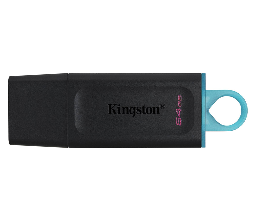 Накопитель Kingston USB 3.2 DataTraveler Exodia 64GB, черный