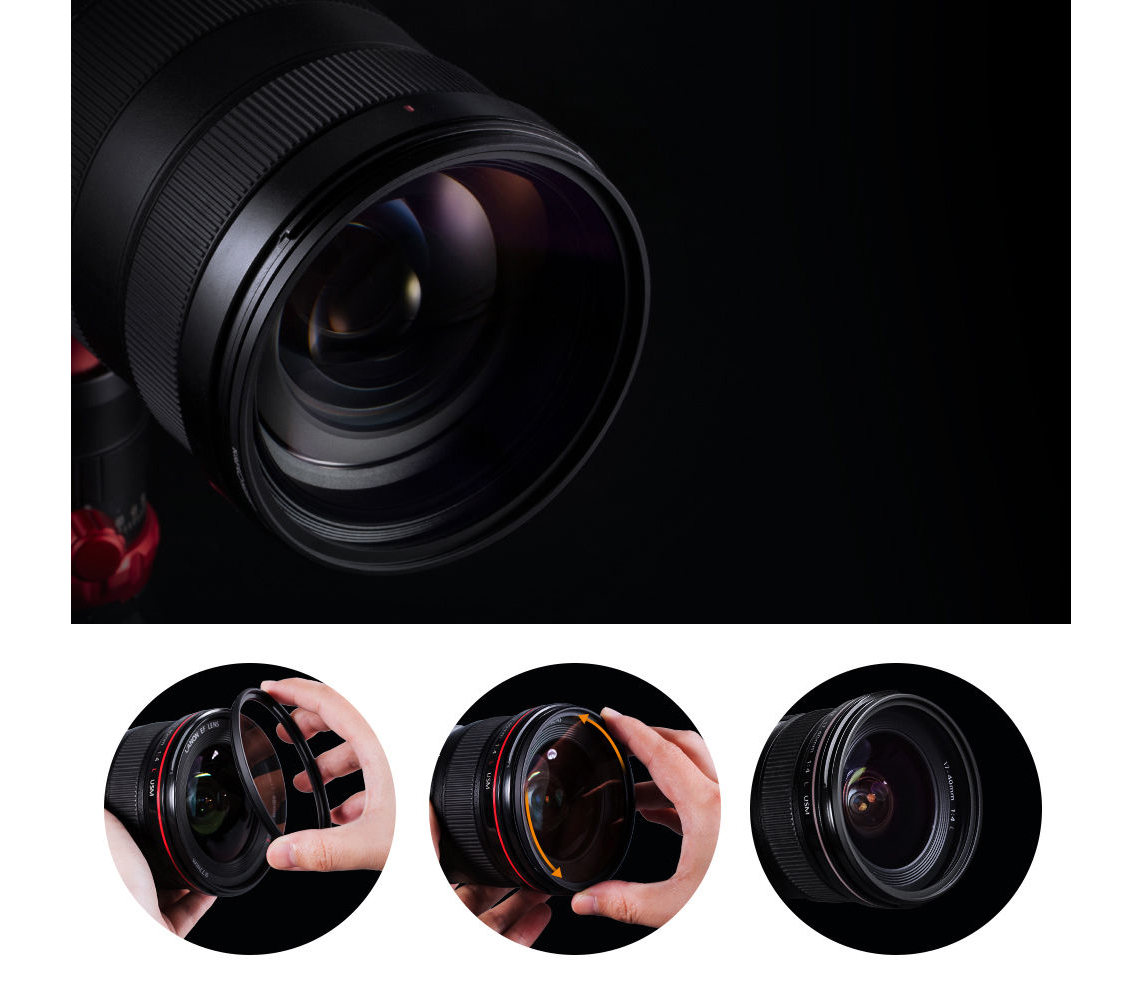 Светофильтр K&F Concept HMC UV, Blue Coated, 62 мм