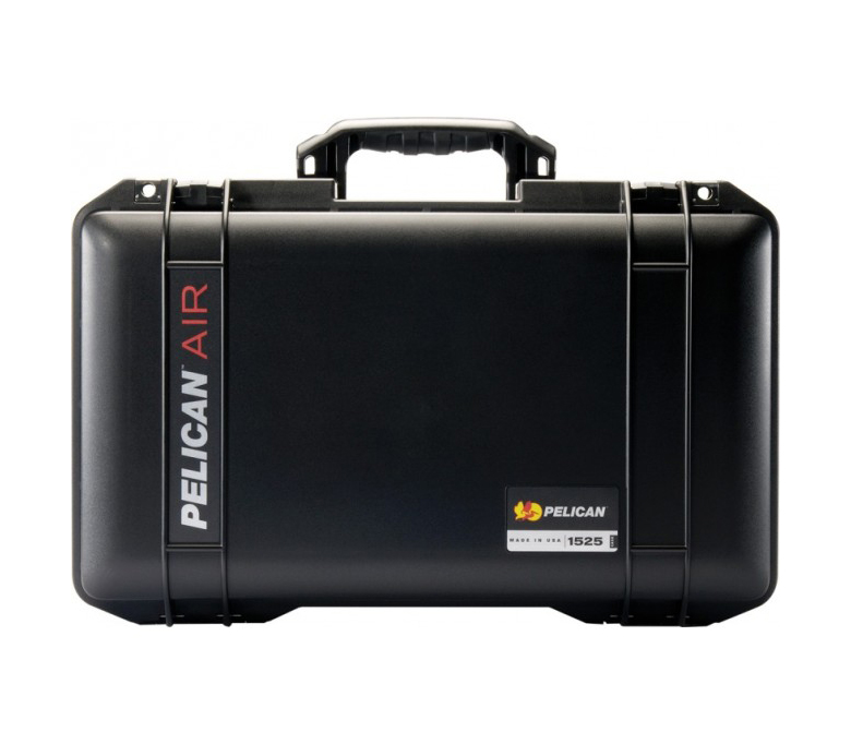 Защитный кейс Peli 1525Air WL/WF PB, с наполнением из поропласта, черный