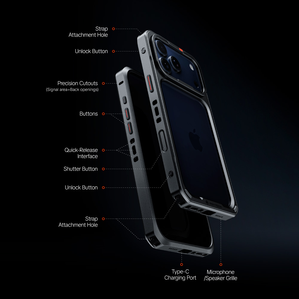 Клетка PGYTECH ProShot Phone Video Cage Kit для iPhone 17 Pro