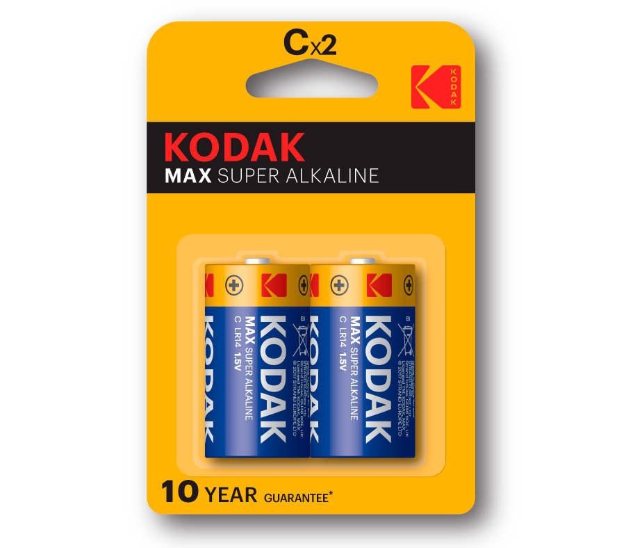 Батарейки Kodak МАХ LR14-2BL [KC-2], 2 шт.