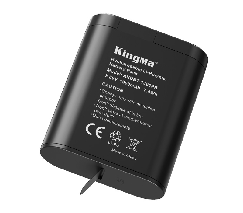 Аккумулятор Kingma для GoPro HERO 13, 1900 мАч
