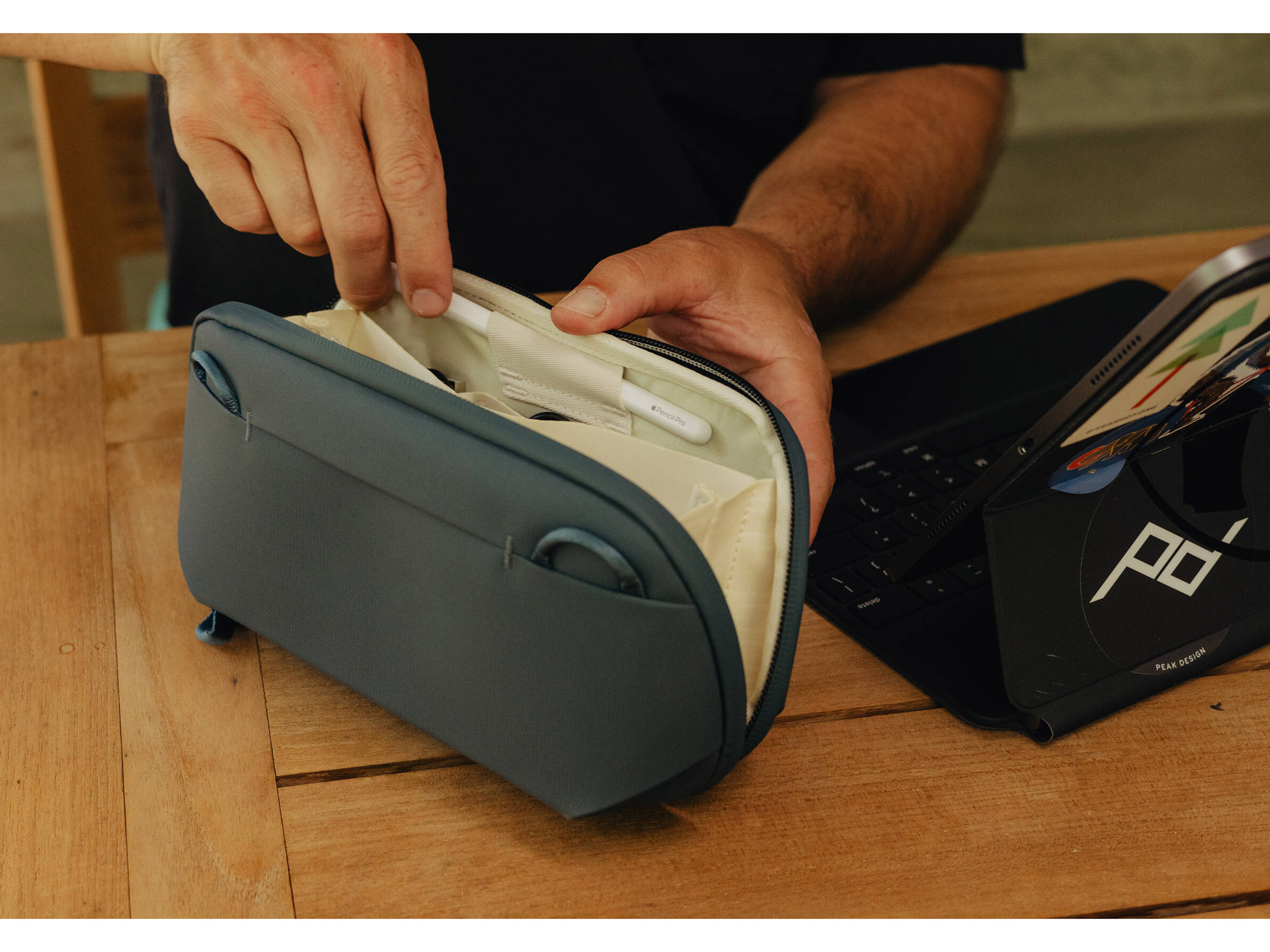 Чехол Peak Design Tech Pouch Small, для аксессуаров, цвет Ocean, синий