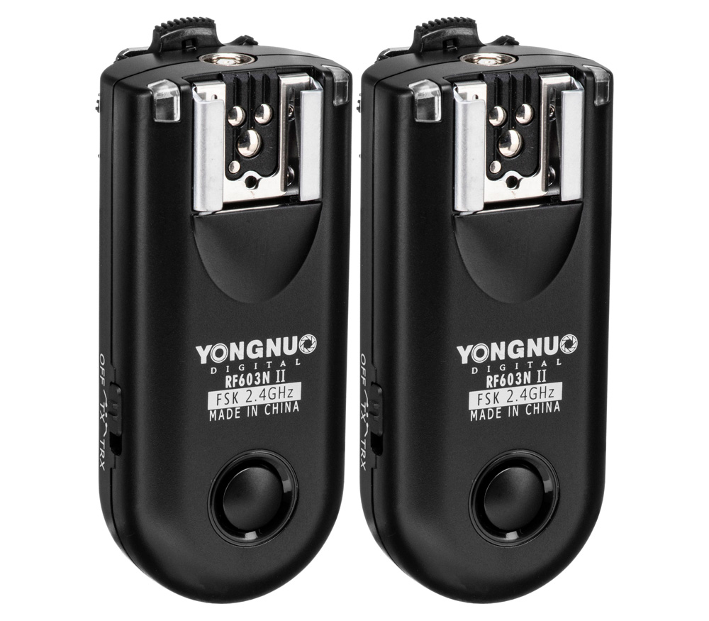 Трансивер + пульт ДУ Yongnuo RF-603N II N3 для Nikon, 1 пара