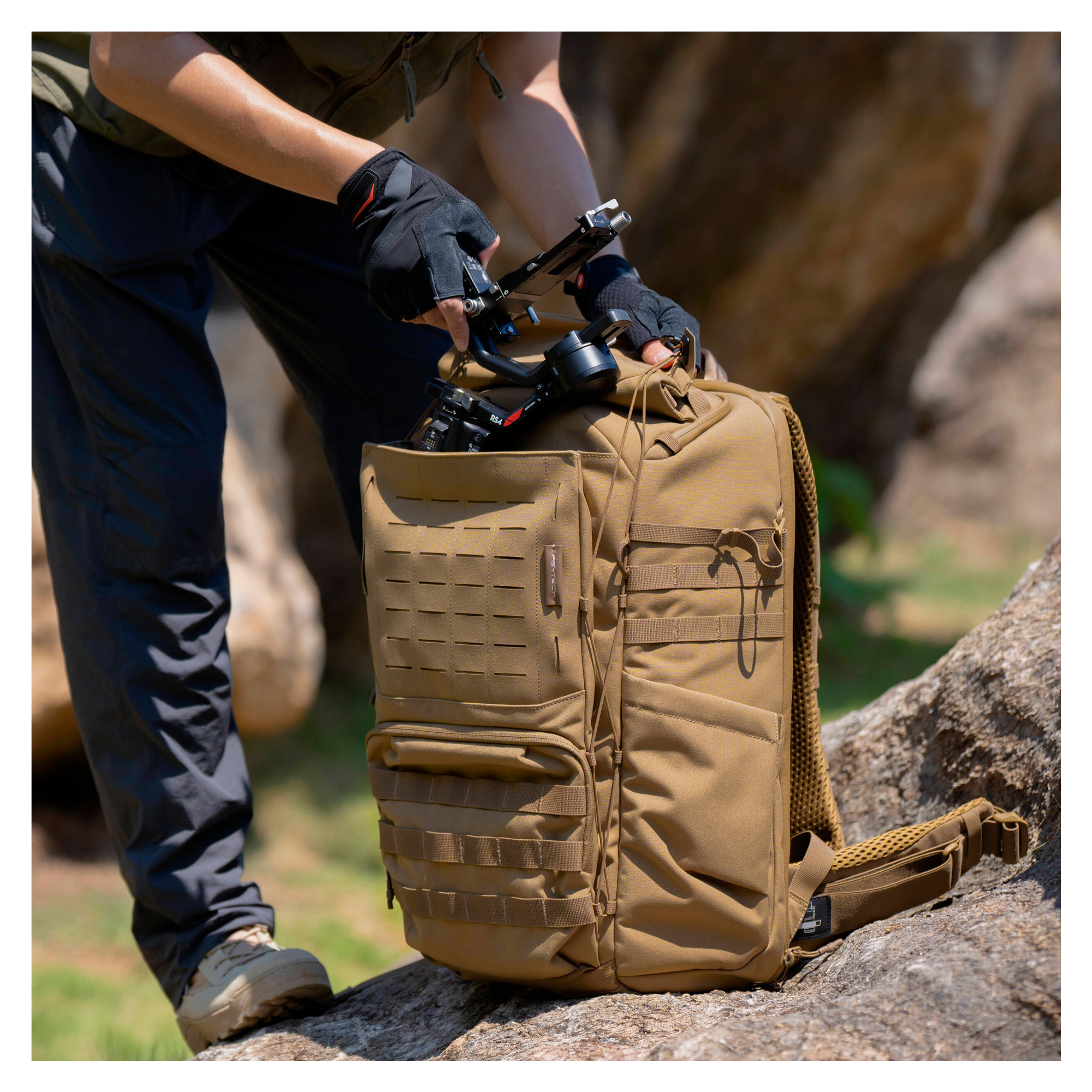 Рюкзак PGYTECH OneMo Tactical Backpack 35L, цвет Dark Night Camo