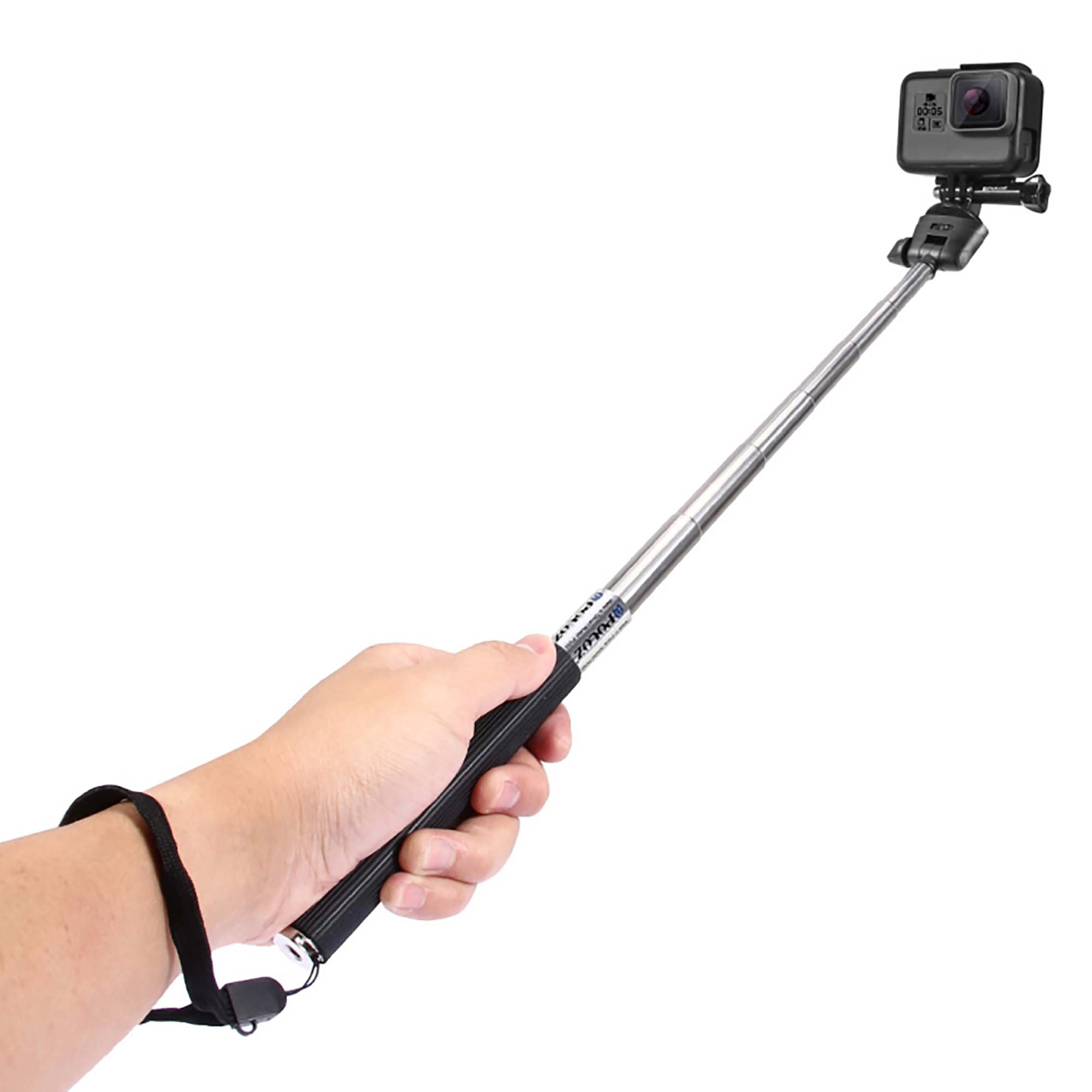Селфи-стик Puluz PU55 Extendable Selfie Stick for Action Cameras, для экшн-камер, длина 22-80 см