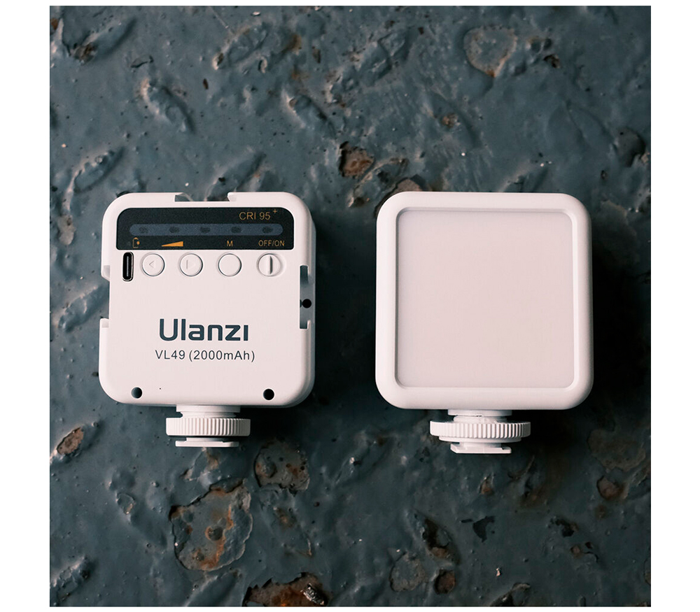 Осветитель Ulanzi VL49 Mini LED Video Light, 6 Вт, 5500К, белый