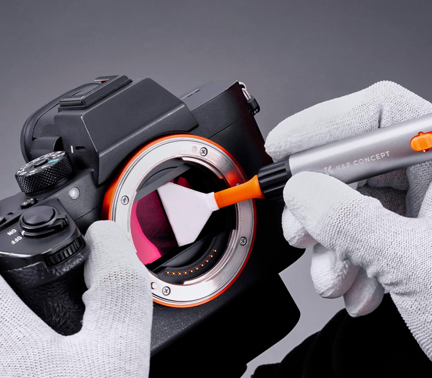 Комплект K&F Concept 2011: карандаш, 2 шваброчки для FF матрицы, груша, 2 салфетки