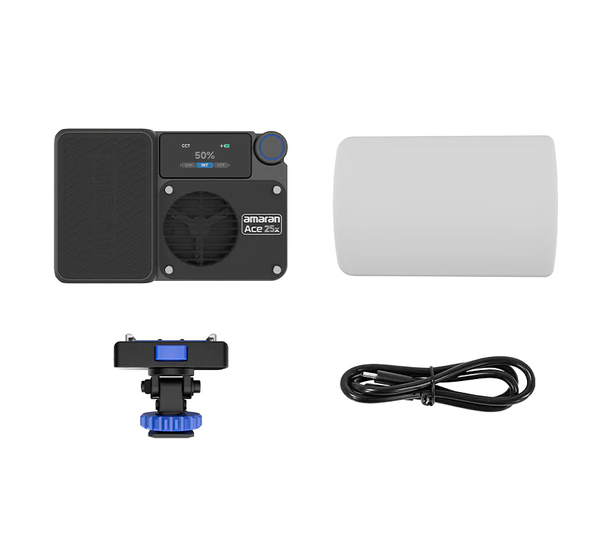 Осветитель amaran Ace 25x, 2700-6500К, 32 Вт, черный