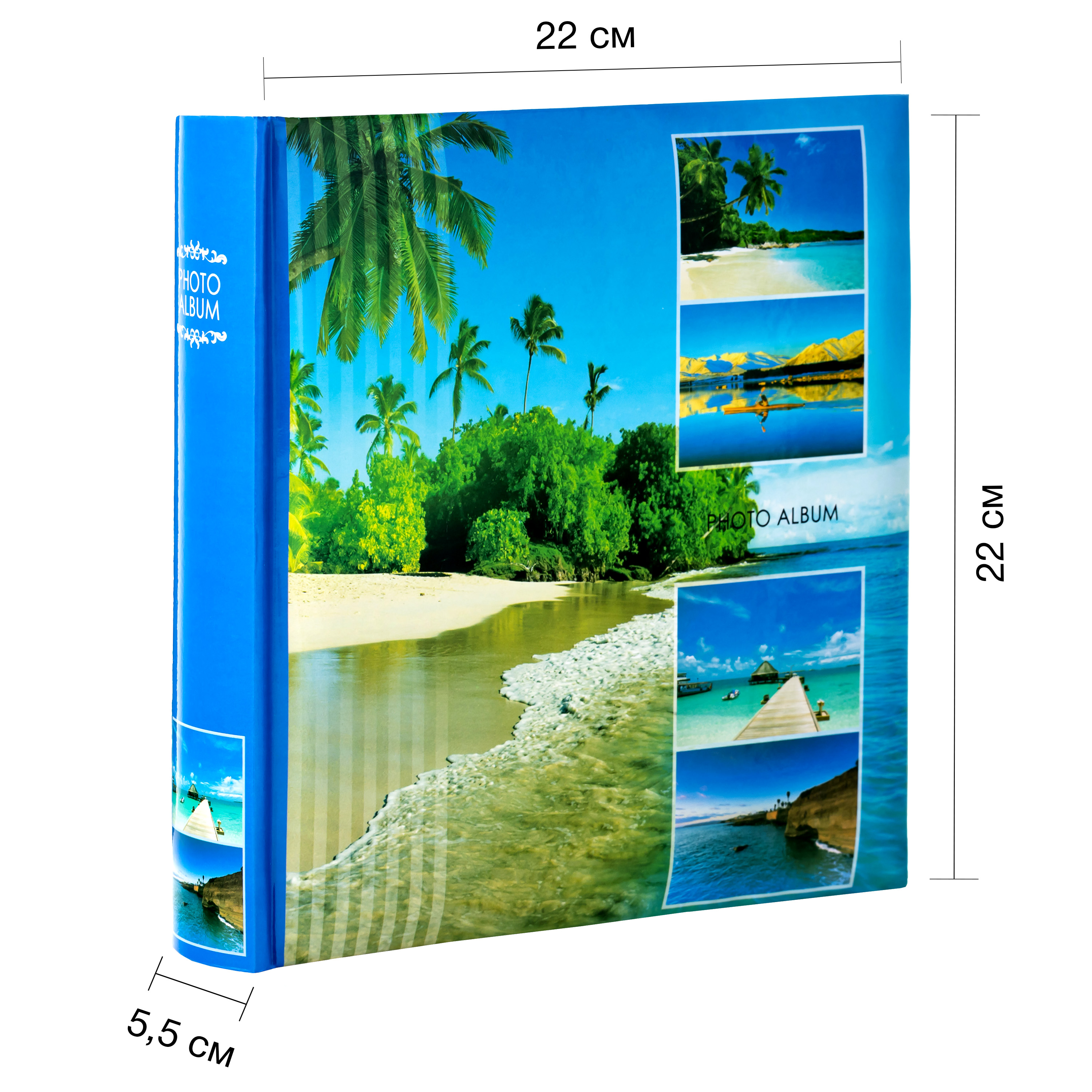 Фотоальбом Fotografia 10x15 см 200 фото, книжный переплет, «Пейзаж», FA-BBM200-108