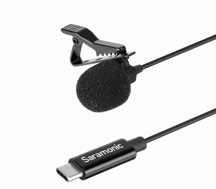 Микрофон Saramonic LavMicro U3A, петличный, с кабелем 2 м, USB-C