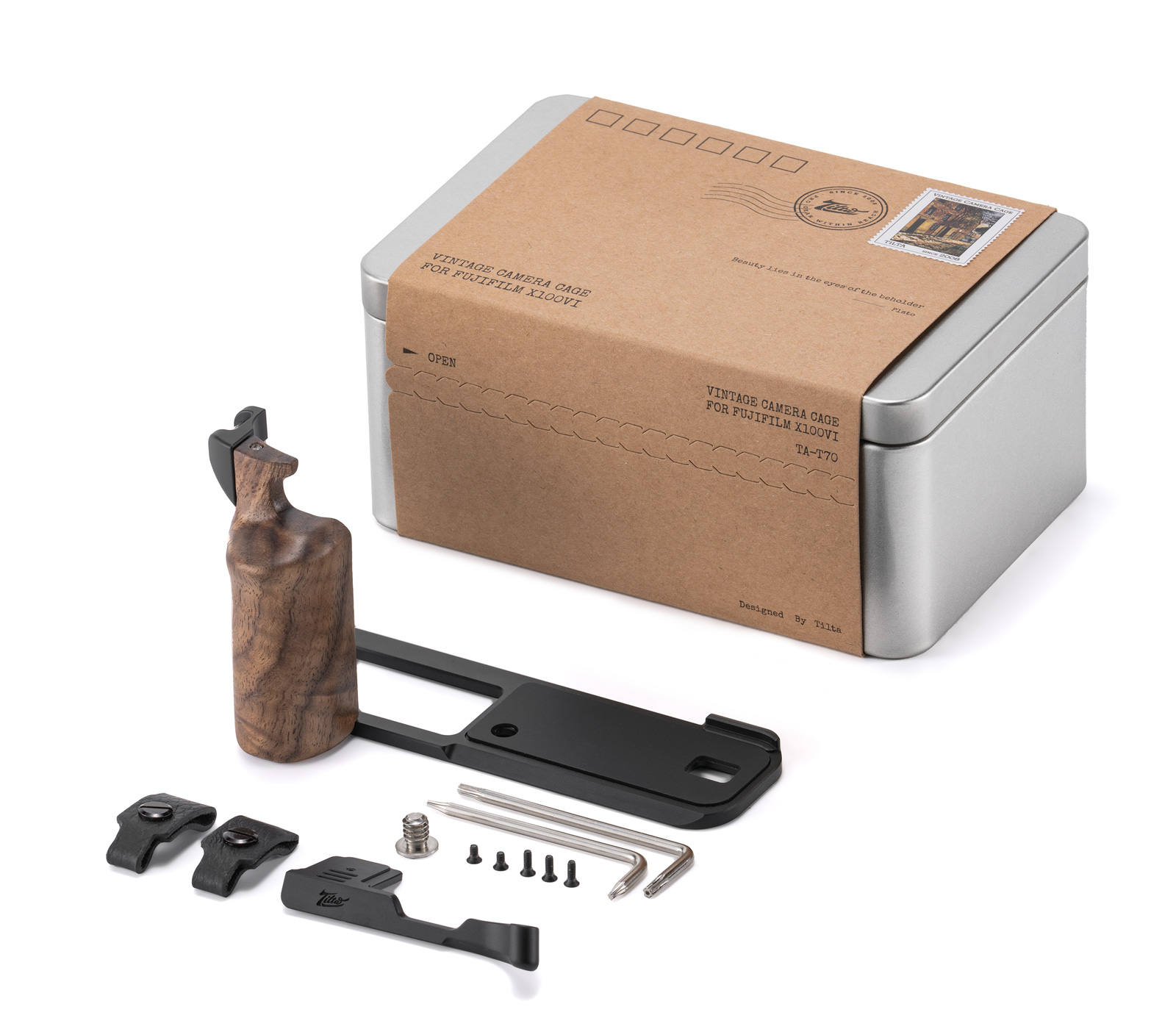 Комплект Tilta Vintage Camera Cage для Fujifilm X100VI Base Kit, черный