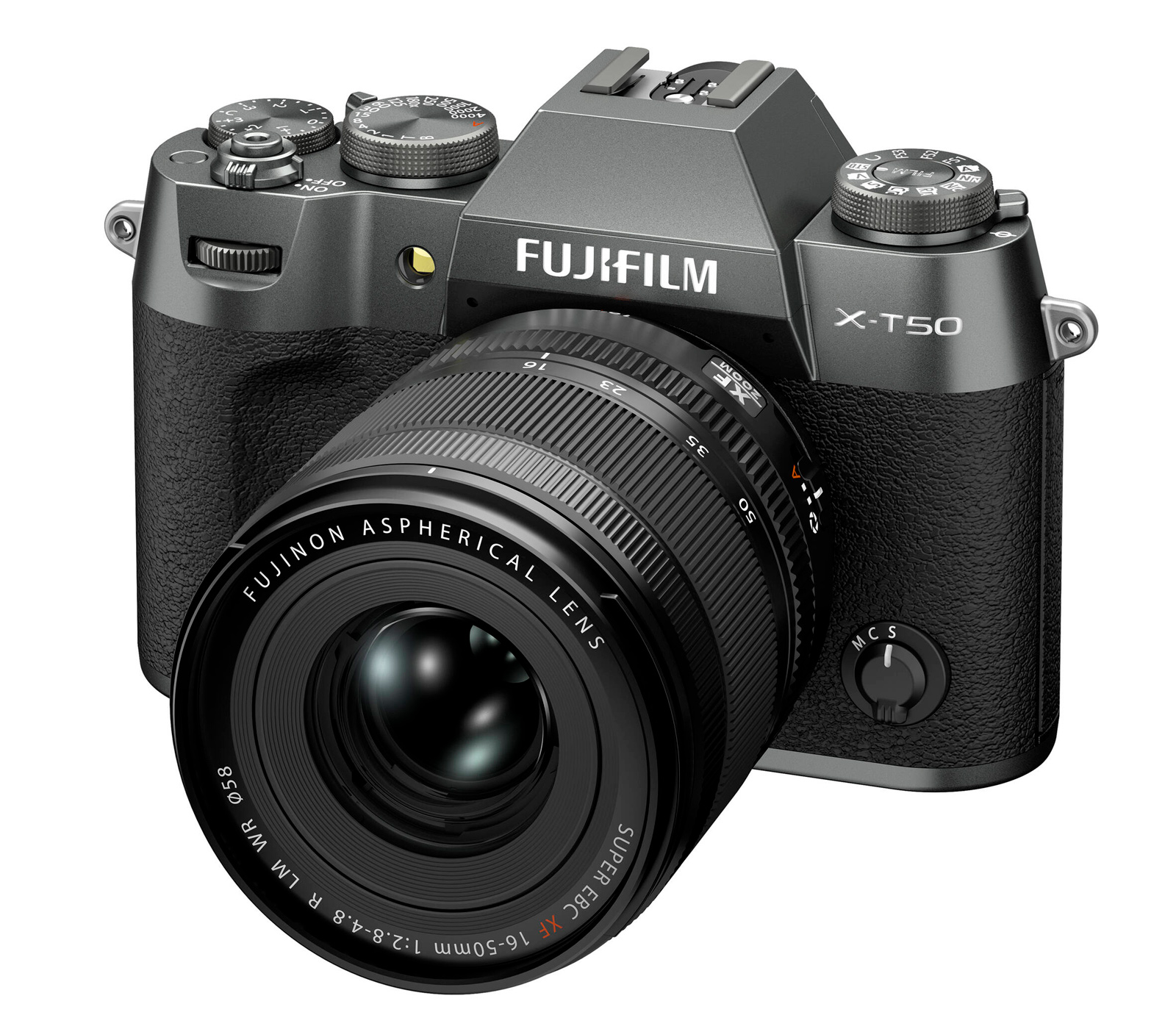 Беззеркальный фотоаппарат Fujifilm X-T50 Kit XF 16-50mm, угольно-серебристый