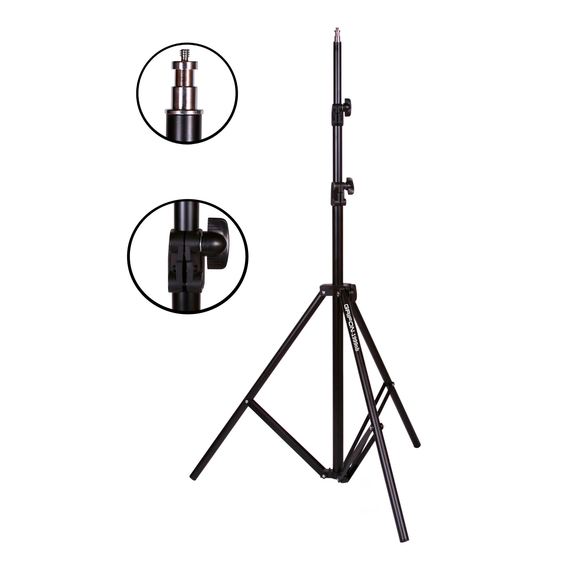 Комплект Grifon RIF-3: 3 стойки, 3 патрона LH-003 с лампами 45 Вт, 2 зонта 84 см, сумка