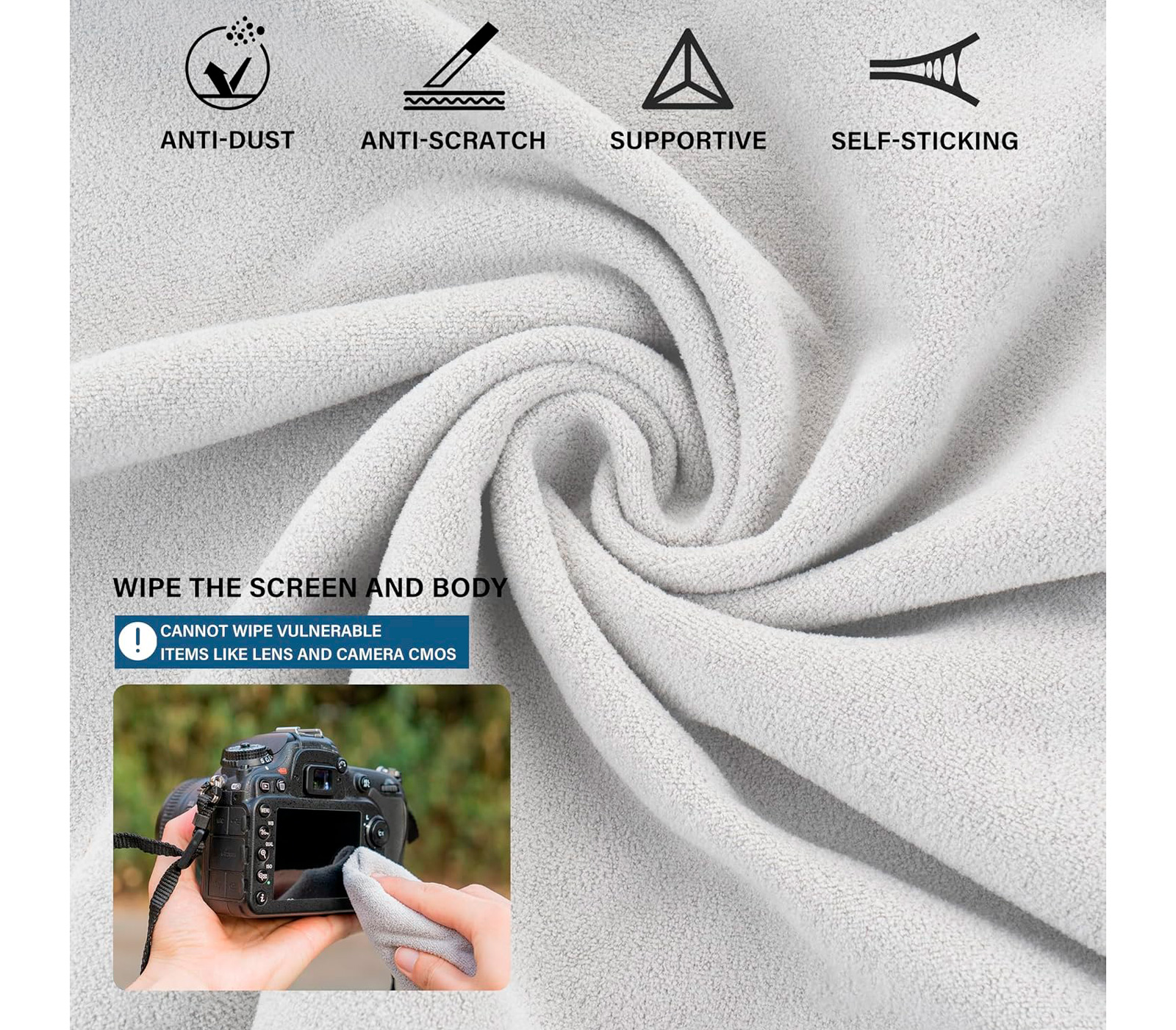 Чехол-обертка Walking Way Protective Wrap, рисунок Camera Pattern, 45х45 см