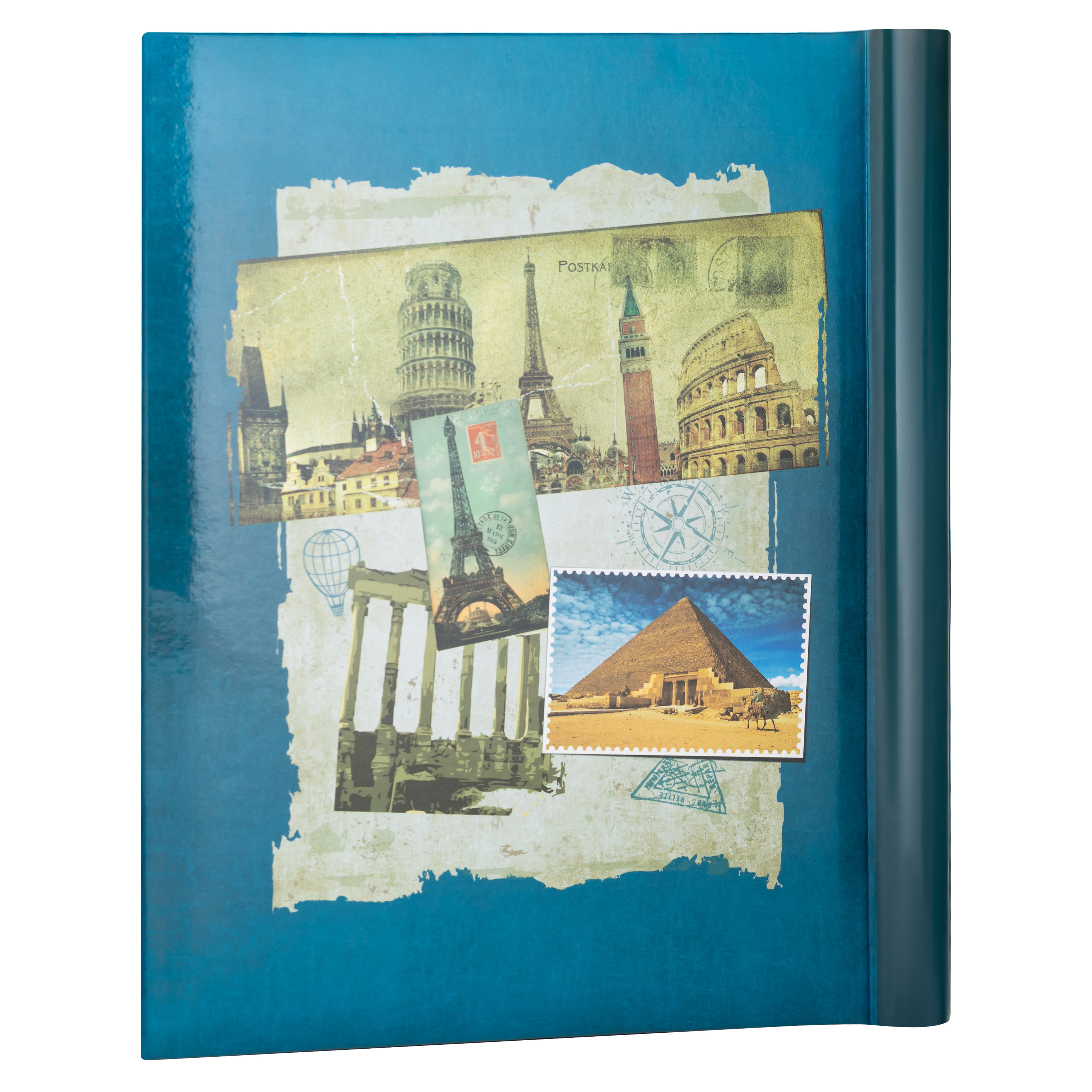 Фотоальбом Fotografia магнитный 23х28 см, 30 листов, «Путешествие», FA-SA30-404