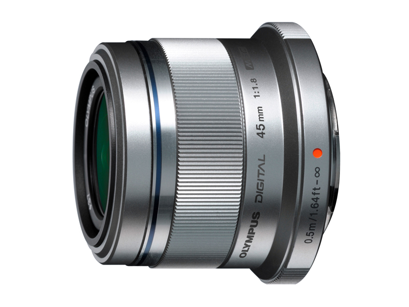 Объектив Olympus M.ZUIKO Digital 45mm f/1.8 silver