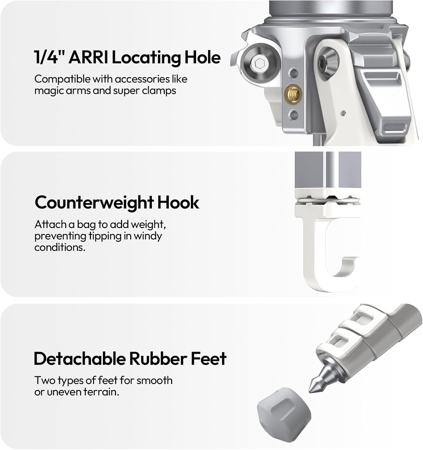 Штатив Ulanzi OMBRA II YING Tripod White, белый (T155)