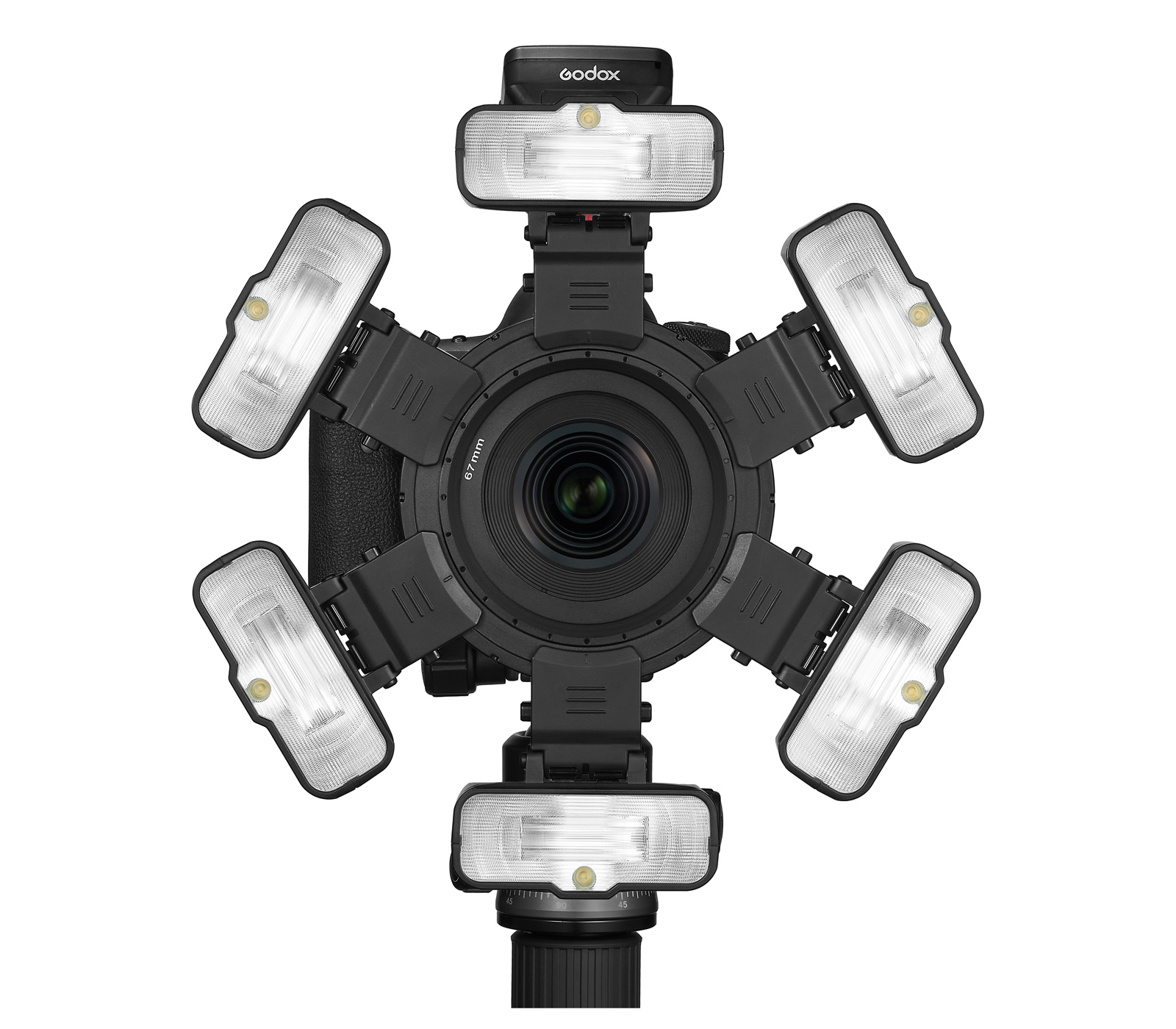 Комплект колец Godox MF-AR Kit для вспышки MF12, 49/52/55/58/62/67/72/77 мм