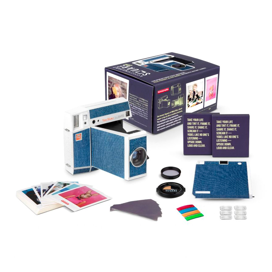 Фотоаппарат моментальной печати Lomography LOMO'Instant Square Glass The Blues Edition