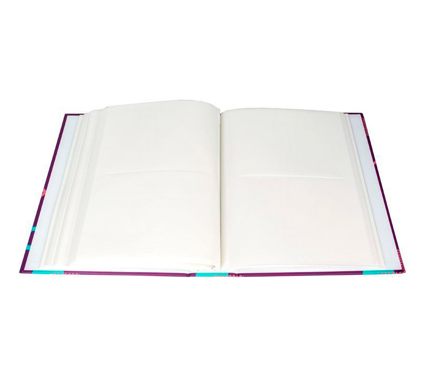 Фотоальбом Мирам 10x15 см 200 фото, геометрия, фиолетовый