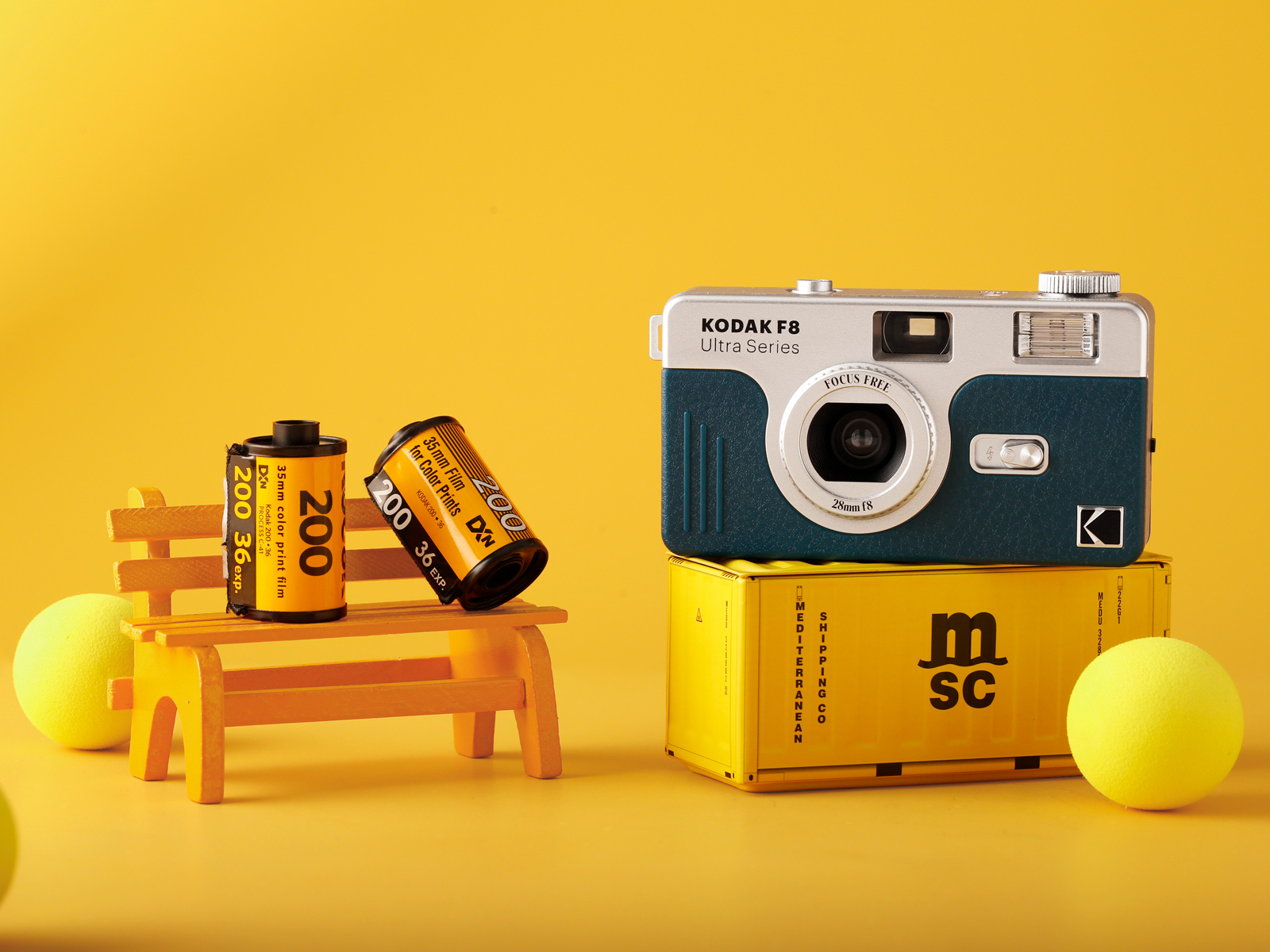 Плёночный фотоаппарат Kodak Ultra F8 Film Camera Navy Blue