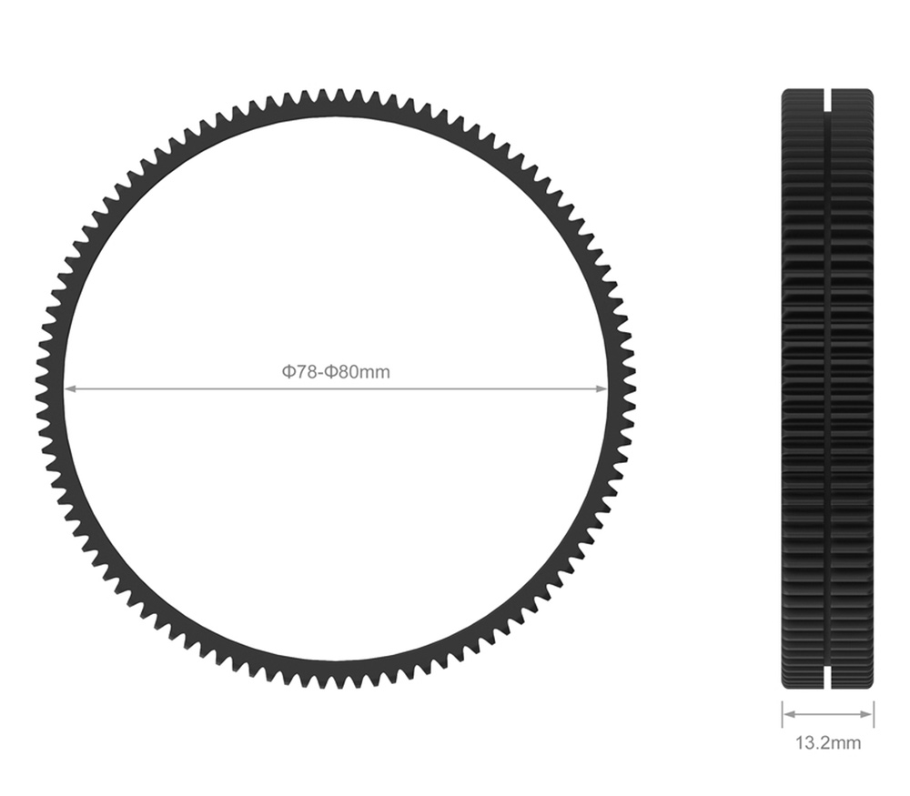 Зубчатое колесо SmallRig 3295, диаметр 78-80 мм, для систем Follow Focus