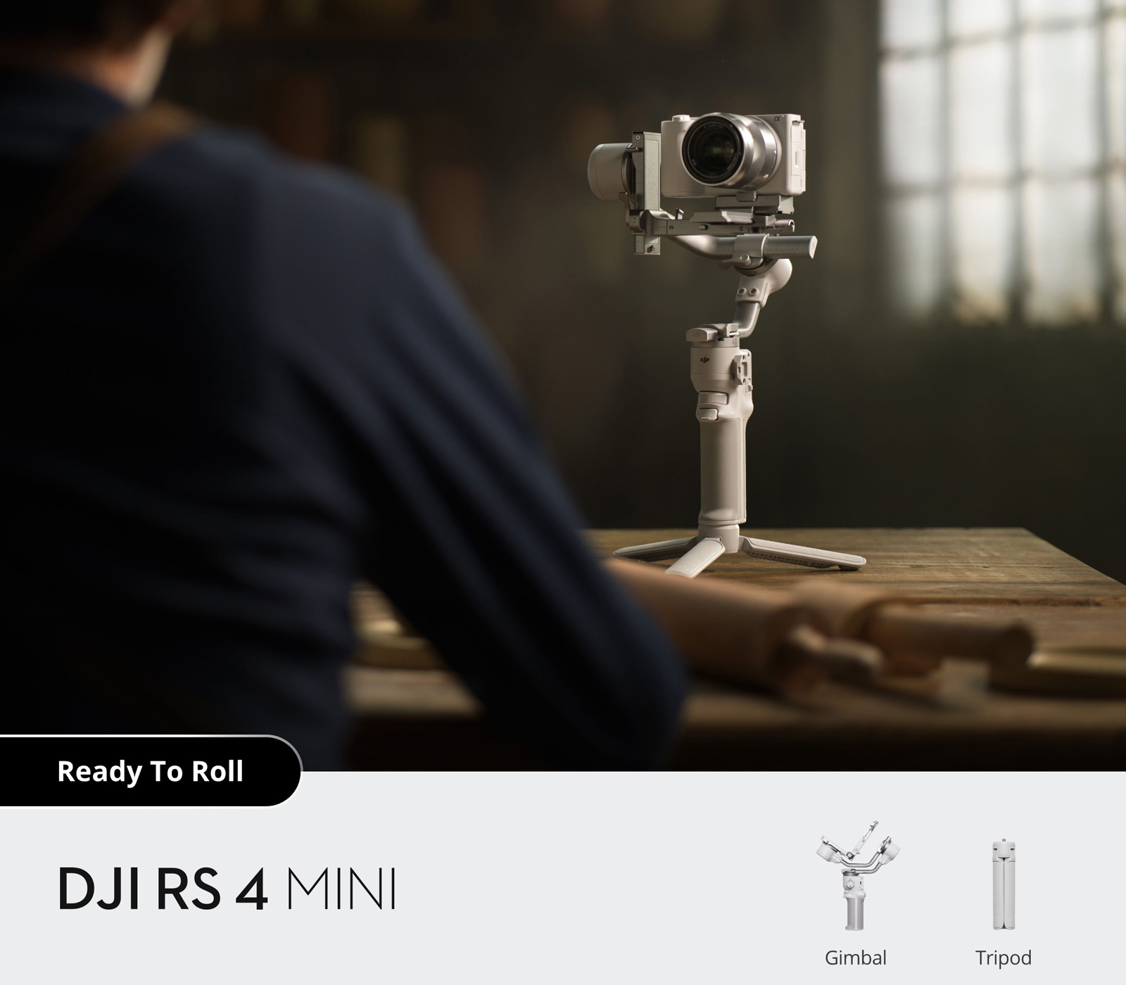 Стабилизатор DJI RS 4 mini для камер до 2 кг