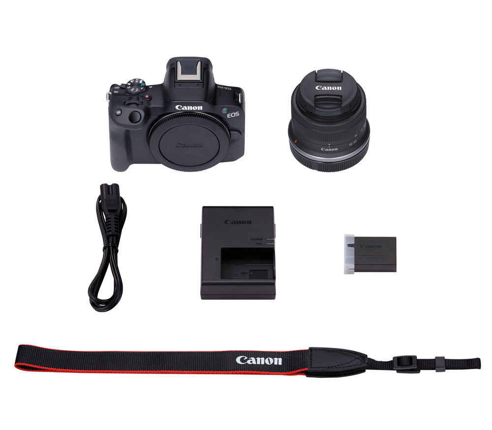 Беззеркальный фотоаппарат Canon EOS R50 Kit RF-S 18-45mm IS STM