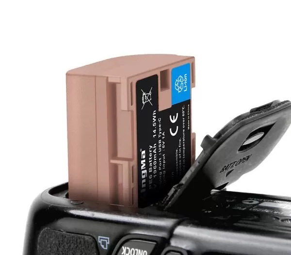 Аккумулятор Kingma LP-E6, с портом зарядки Type-C, 1960 мАч