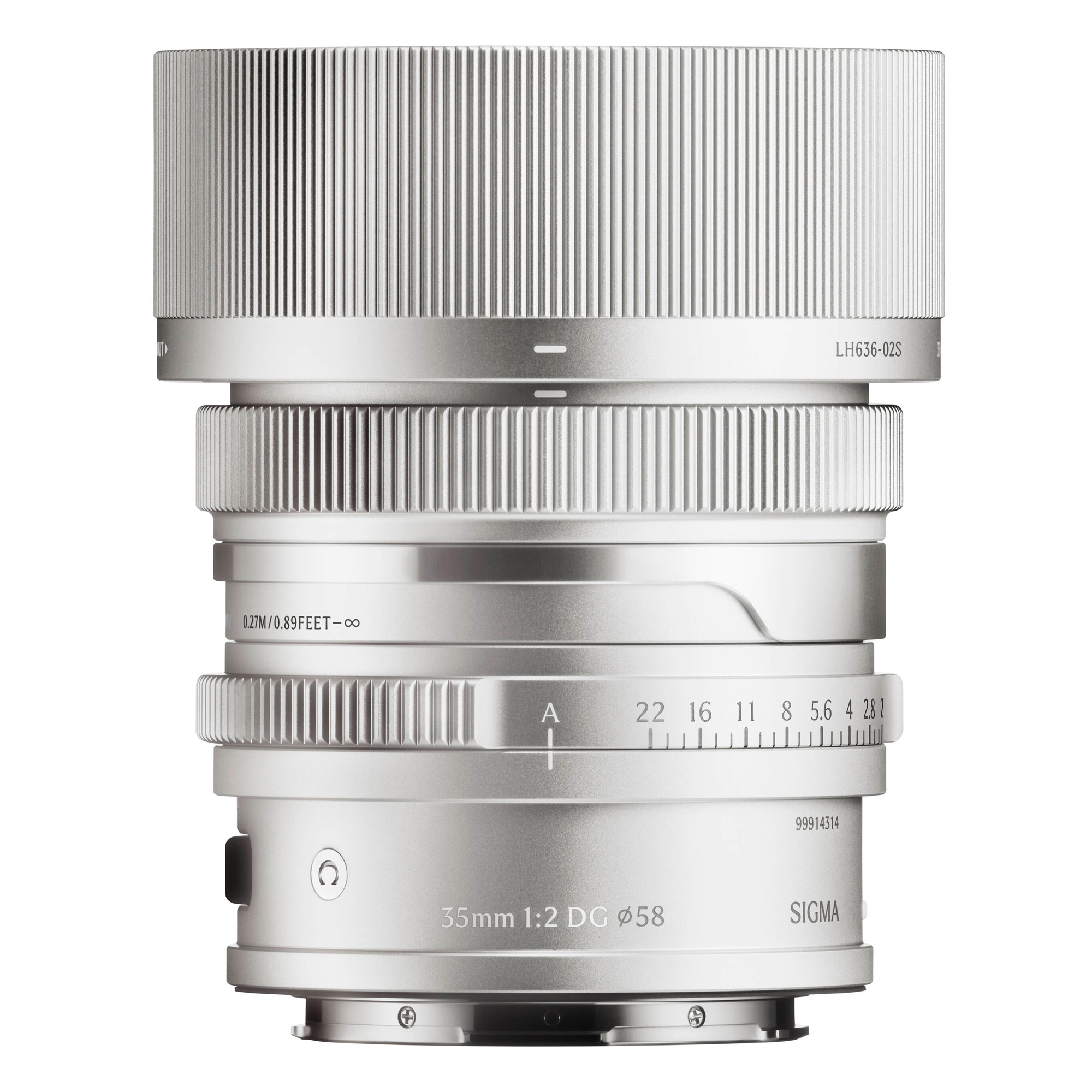 Объектив Sigma 35mm f/2 DG Contemporary L-Mount серебристый