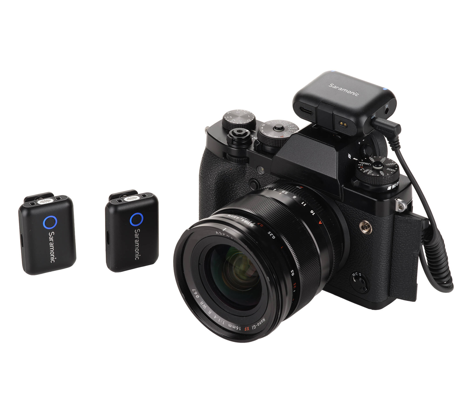 Беспроводная система Saramonic Blink500 B2+, TX+TX+RX, USB-C, Lightning, 3.5 мм