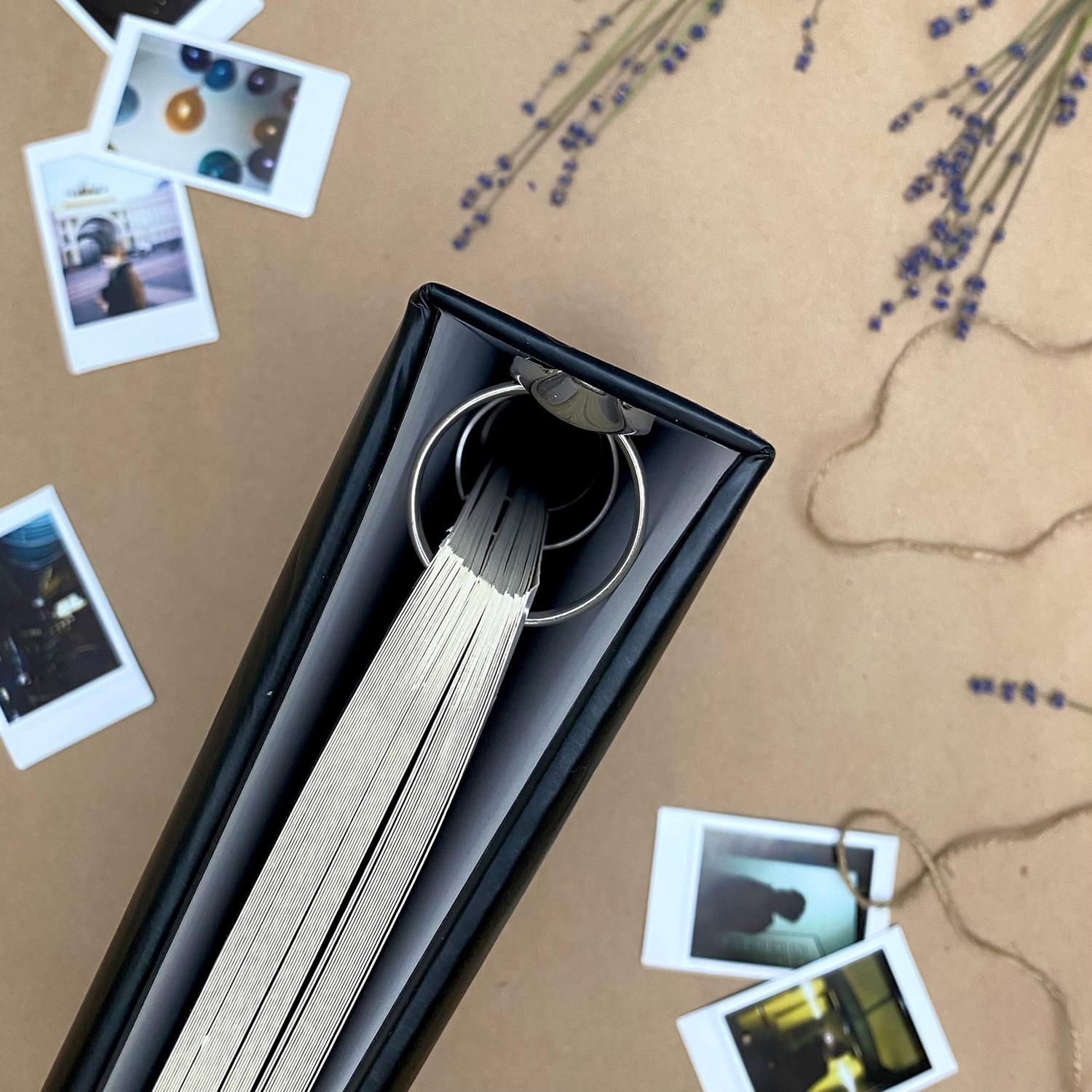 Фотоальбом Полином магнитный, 50 листов 23х28 см  - «Portfolio», черный