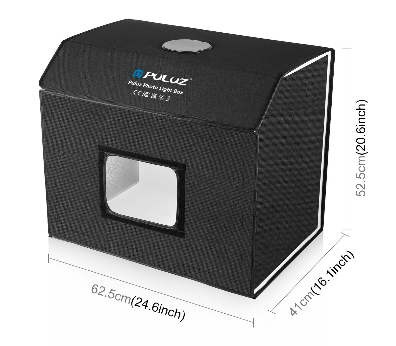 Фотобокс Puluz PU5064EU, 60 х 50 х 40 см, складной, с подсветкой и 4 фонами