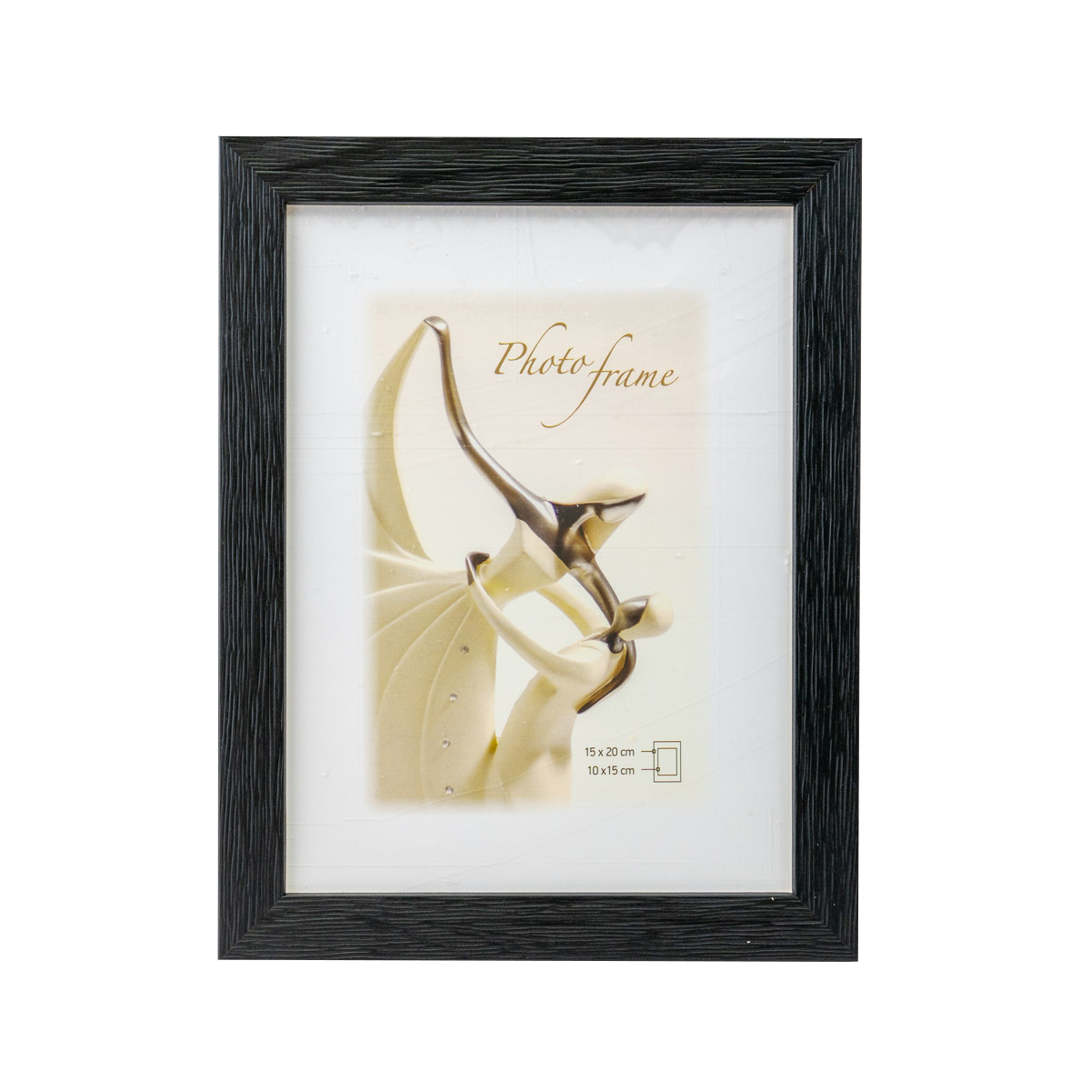 Фоторамка INNOVA 323-590, черная, деревянная, 15x20 см
