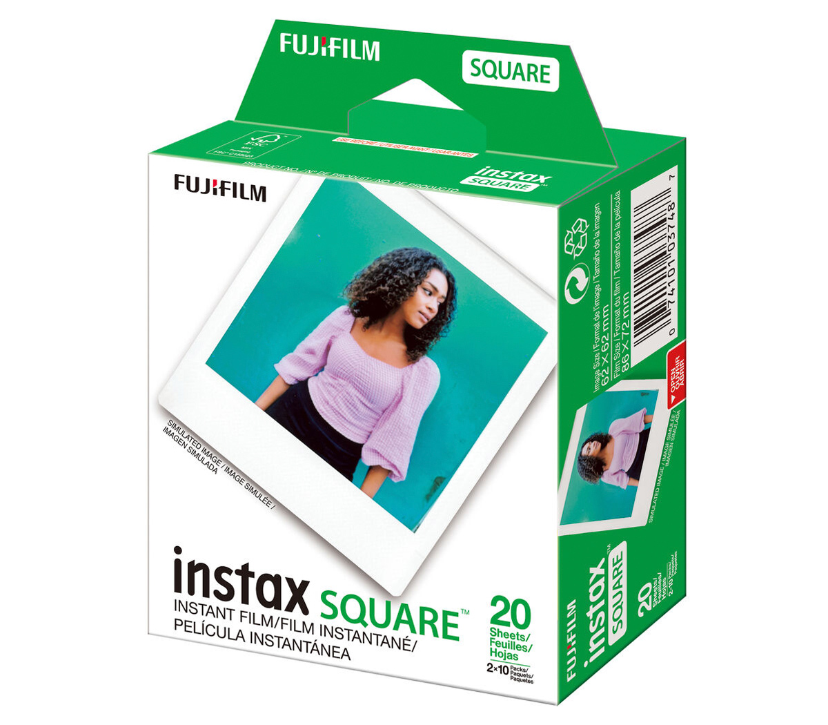 Картридж Fujifilm Instax SQUARE, 20 снимков (уцененный)