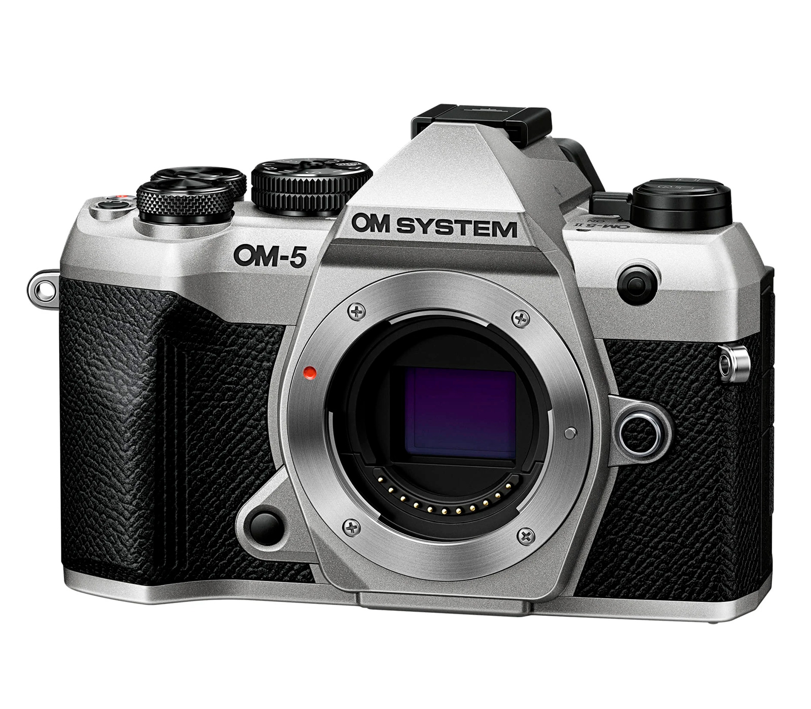 Беззеркальный фотоаппарат OM System OM-5 Mark II Kit 12-45mm f/4 PRO серебристый