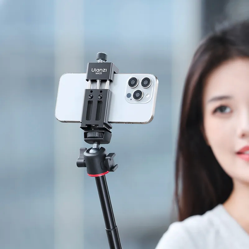 Держатель для телефона Ulanzi MA33 Phone Holder, алюминиевый, с башмаком (уцененный)