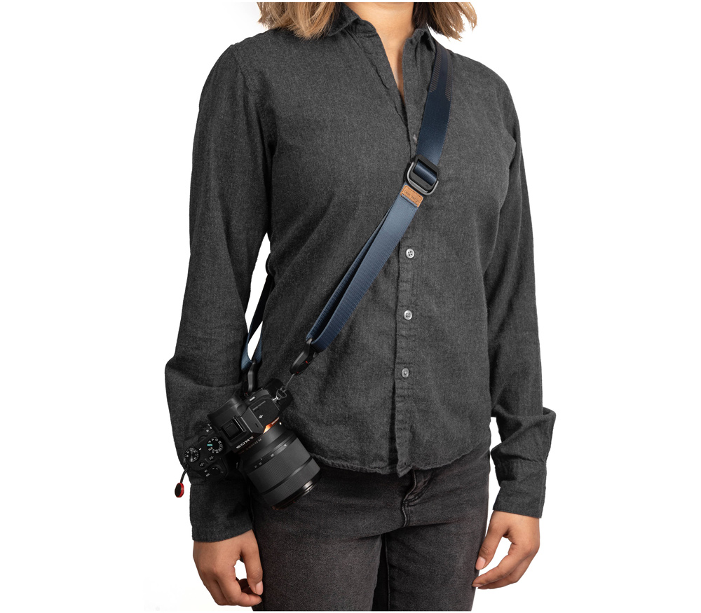 Ремень Peak Design Camera Strap Slide Lite, темно-синий (Midnight) (уцененный)