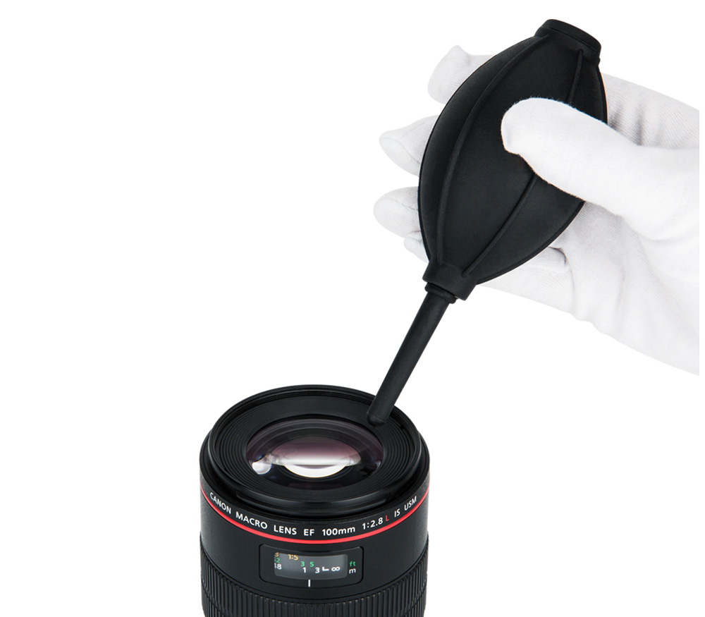 Воздушная груша JJC CL-B12 Black с силиконовым наконечником, черная