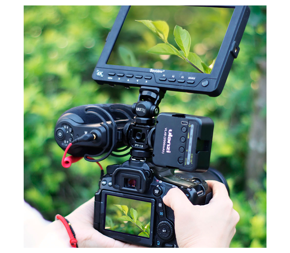 Адаптер Ulanzi РТ-12 Triple Cold Shoe Bracket