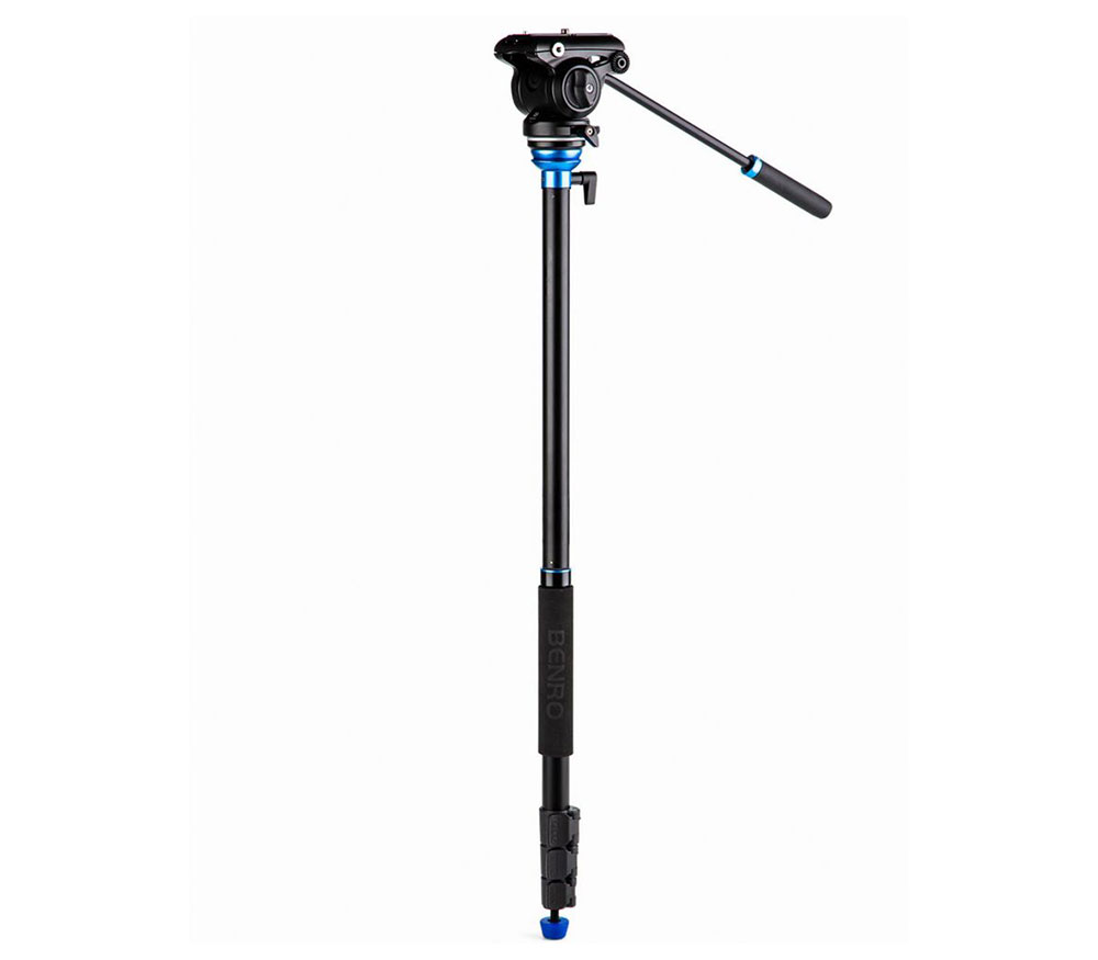 Штатив Benro Classic A2573F с видеоголовой S4PRO, клипсовые замки, алюминий