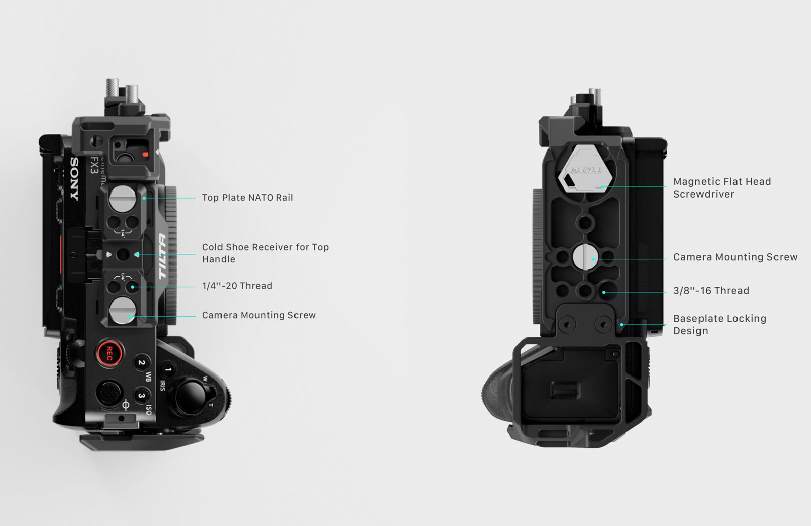 Клетка Tilta Camera Cage V2 Pro Kit для Sony FX3 / FX30, черная