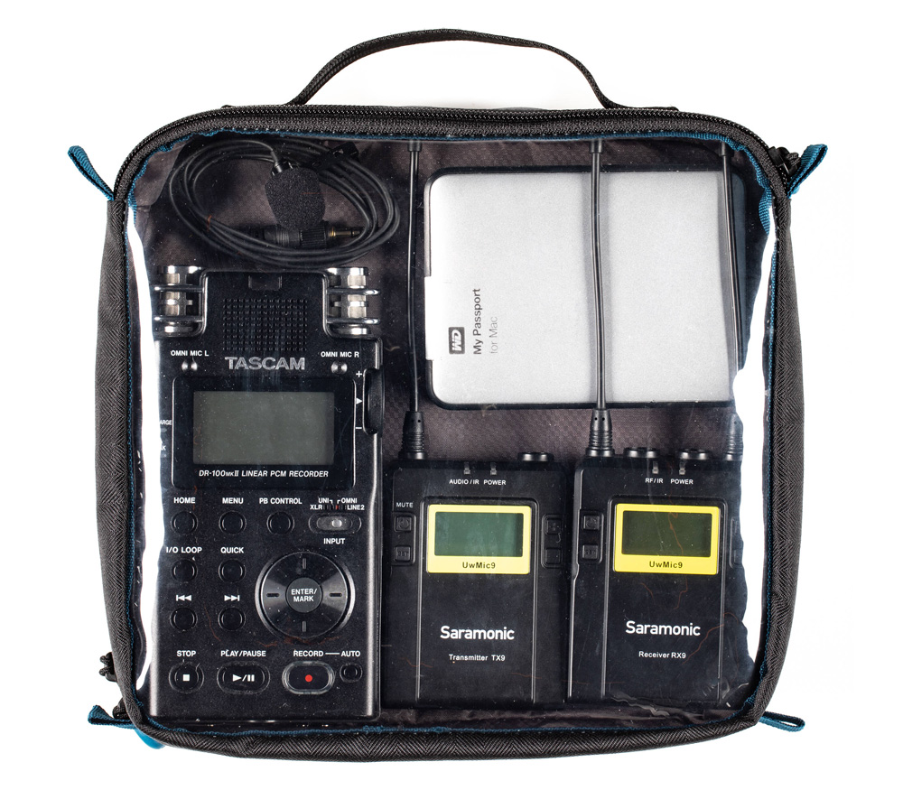 Чехол-органайзер Tenba Tools Cable Duo 8, синий