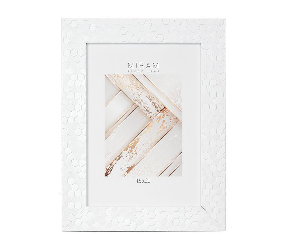 Фоторамка Мирам 15х21 см, белый (651660-6)