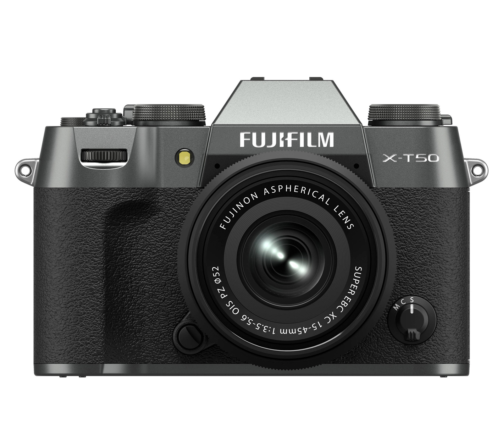 Беззеркальный фотоаппарат Fujifilm X-T50 Kit XC 15-45mm, угольно-серебристый (уцененный)