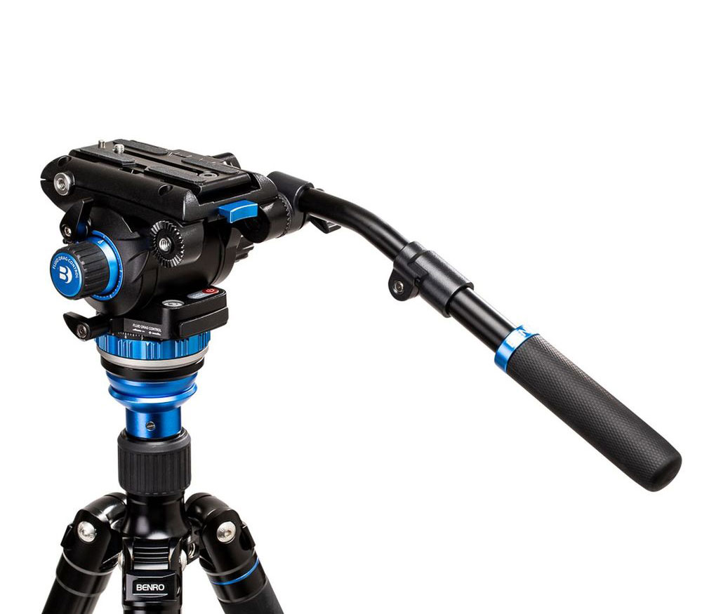 Штатив Benro Classic A2573F с видеоголовой S6PRO, клипсовые замки, алюминий