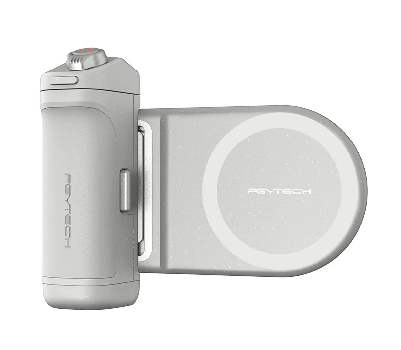 Держатель для телефона PGYTECH MagCam Phone Grip, магнитный, с кнопкой спуска, цвет: Misty Gray (уцененный)